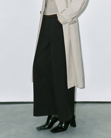  URBAN REVIVO - Quần nữ ống rộng thanh lịch 