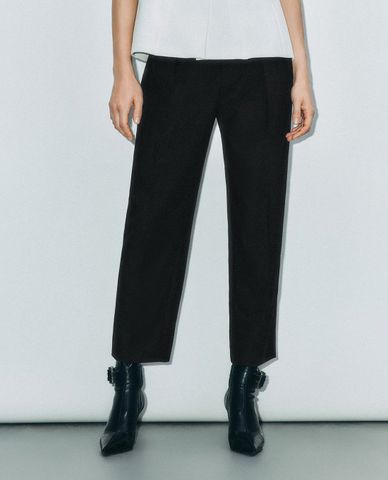  URBAN REVIVO - Quần nữ ống đứng hiện đại 