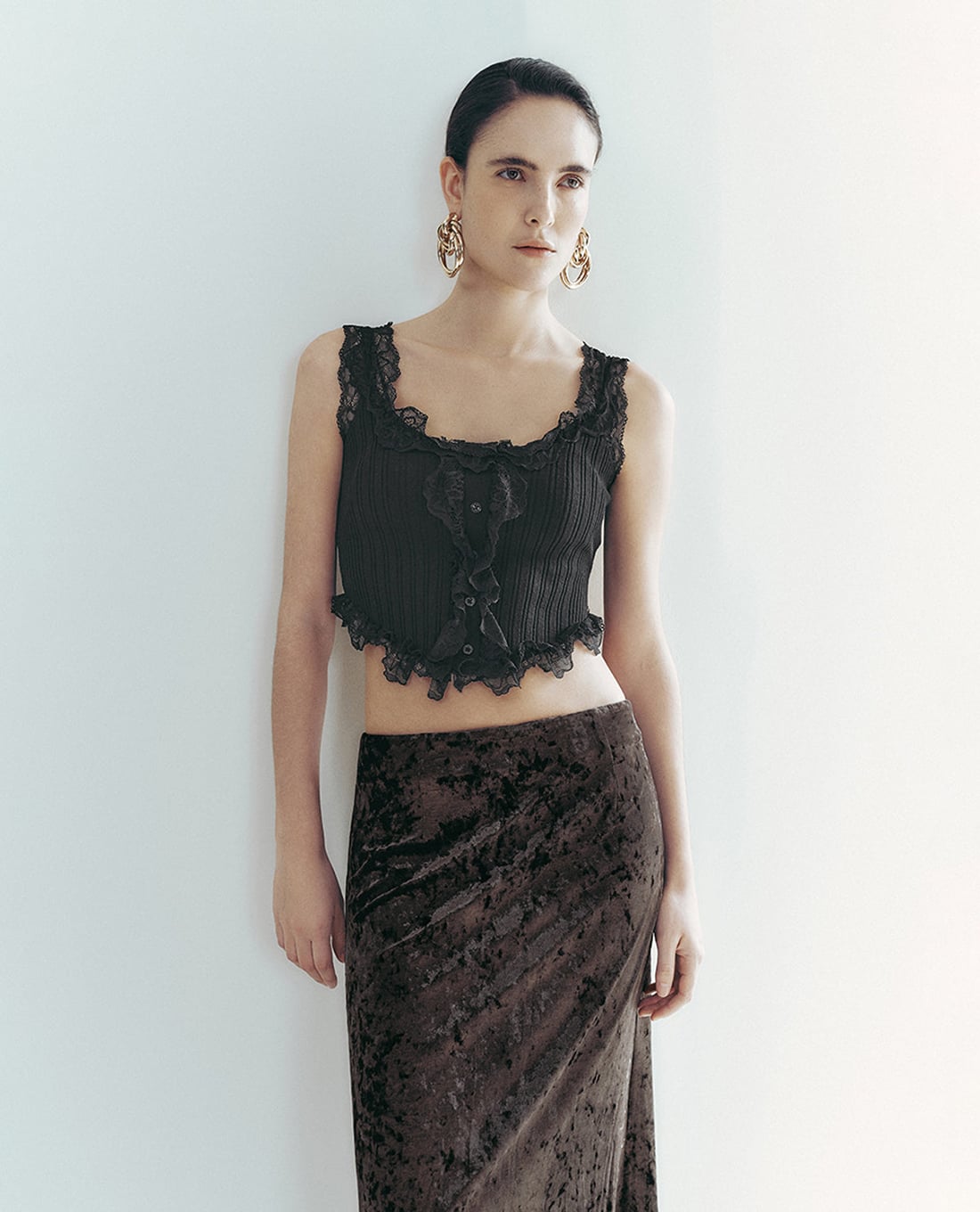 URBAN REVIVO - Áo kiểu nữ hai dây thời thượng