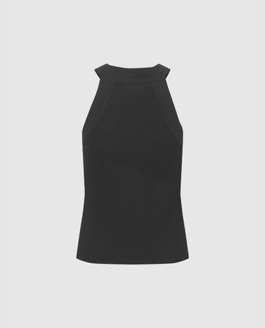  URBAN REVIVO - Áo kiểu nữ cổ đan chéo thời thượng 