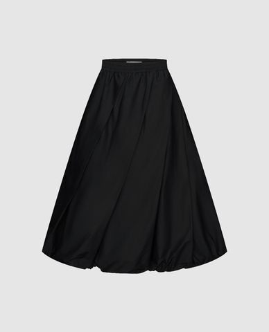  URBAN REVIVO - Chân váy chữ A midi nữ tính 