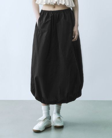  URBAN REVIVO - Chân váy phom suông midi Balloon 