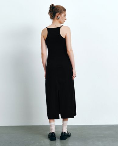  URBAN REVIVO - Đầm hai dây midi Halter Neck Skinny ALine 