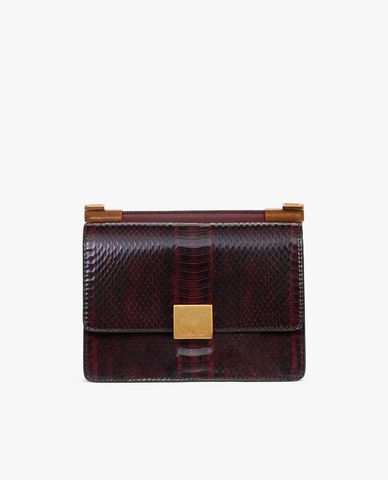  Túi đeo vai giả da Printed Snake 