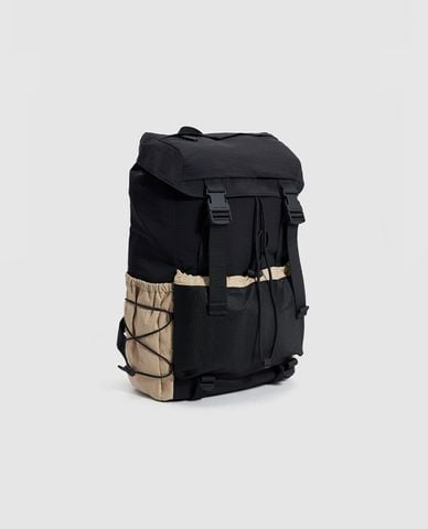  URBAN REVIVO - Balo nam rút dây chữ nhật kết hợp đai khóa 