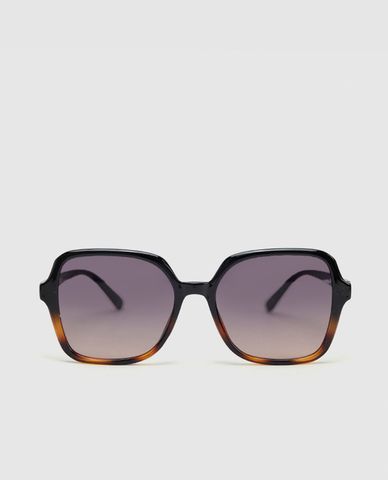  URBAN REVIVO - Kính mát nữ gọng đa giác Polarizing 