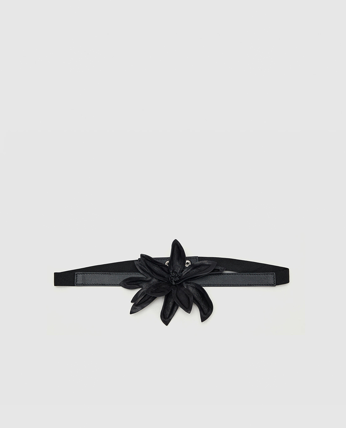 URBAN REVIVO - Thắt lưng nữ bản nhỏ đính hoa