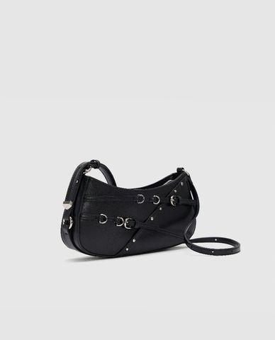  URBAN REVIVO - Túi đeo vai nữ phom chữ nhật Vegan Leather Baguette 