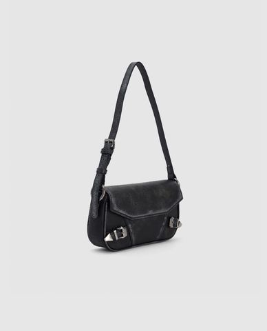  URBAN REVIVO - Túi đeo vai nữ phom chữ nhật Buckle Décor 