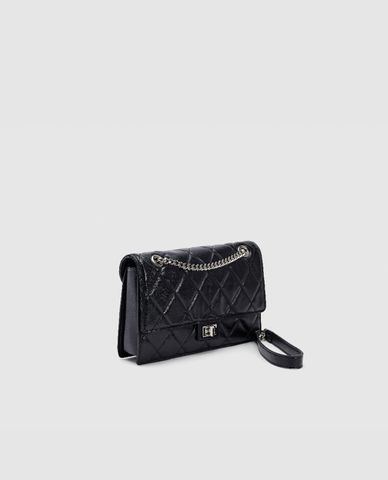  URBAN REVIVO - Túi đeo vai nữ phom chữ nhật Quilt Embossed 