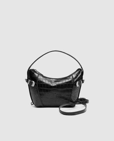  URBAN REVIVO - Túi xách nữ phom bán nguyệt hiện đại 