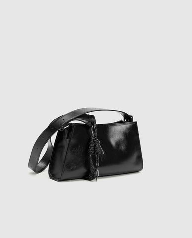  URBAN REVIVO - Túi đeo vai nữ hình thang Chain Decor 