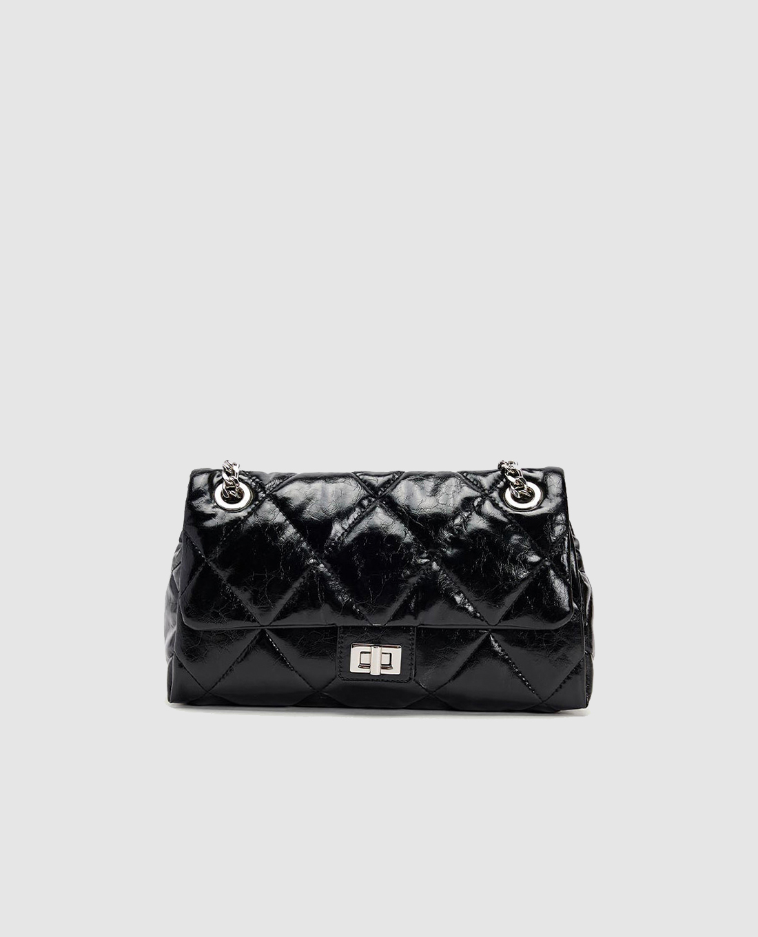 URBAN REVIVO - Túi đeo vai nữ phom chữ nhật Quilted