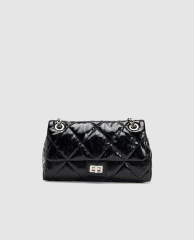  URBAN REVIVO - Túi đeo vai nữ phom chữ nhật Quilted 