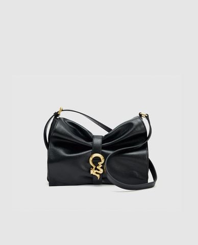  URBAN REVIVO - Túi đeo vai nữ phom chữ nhật phối khóa hiện đại 