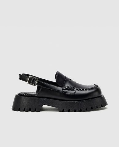  URBAN REVIVO - Giày sandals nữ đế cao Vegan Leather 