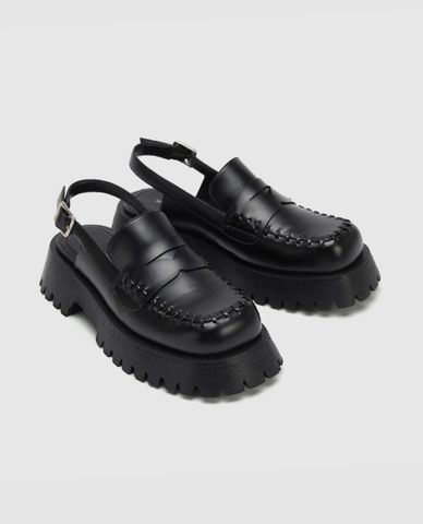 URBAN REVIVO - Giày sandals nữ đế cao Vegan Leather 
