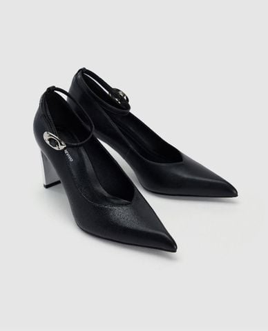  URBAN REVIVO - Giày cao gót bít nữ mũi sang trọng 