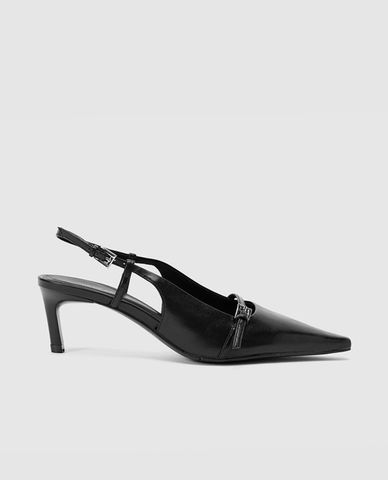  URBAN REVIVO - Giày sandals cao gót nữ mũi nhọn 