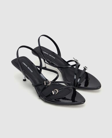  URBAN REVIVO - Giày sandals cao gót nữ mũi nhọn 