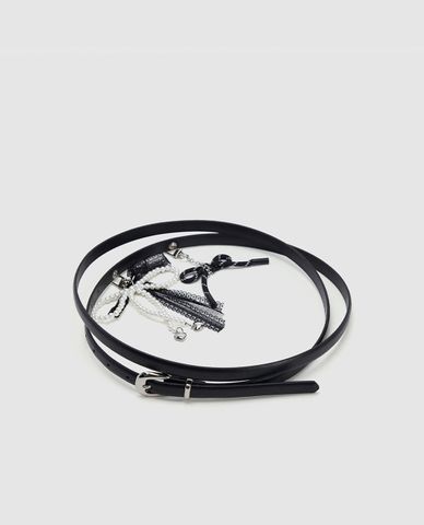  URBAN REVIVO - Thắt lưng nữ bản nhỏ hiện đại 