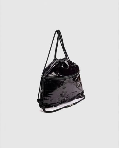  URBAN REVIVO - Balo unisex phom chữ nhật rút dây cá tính 