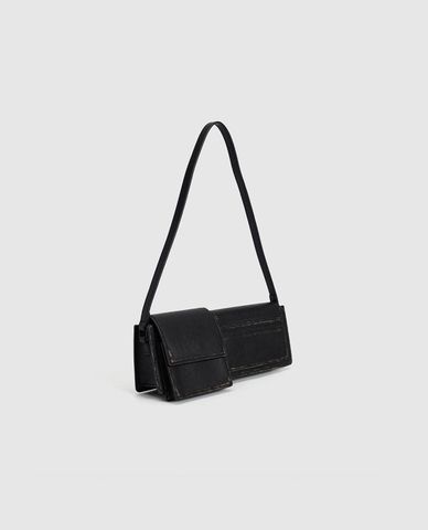  URBAN REVIVO - Túi đeo vai nữ phom chữ nhật cá tính 