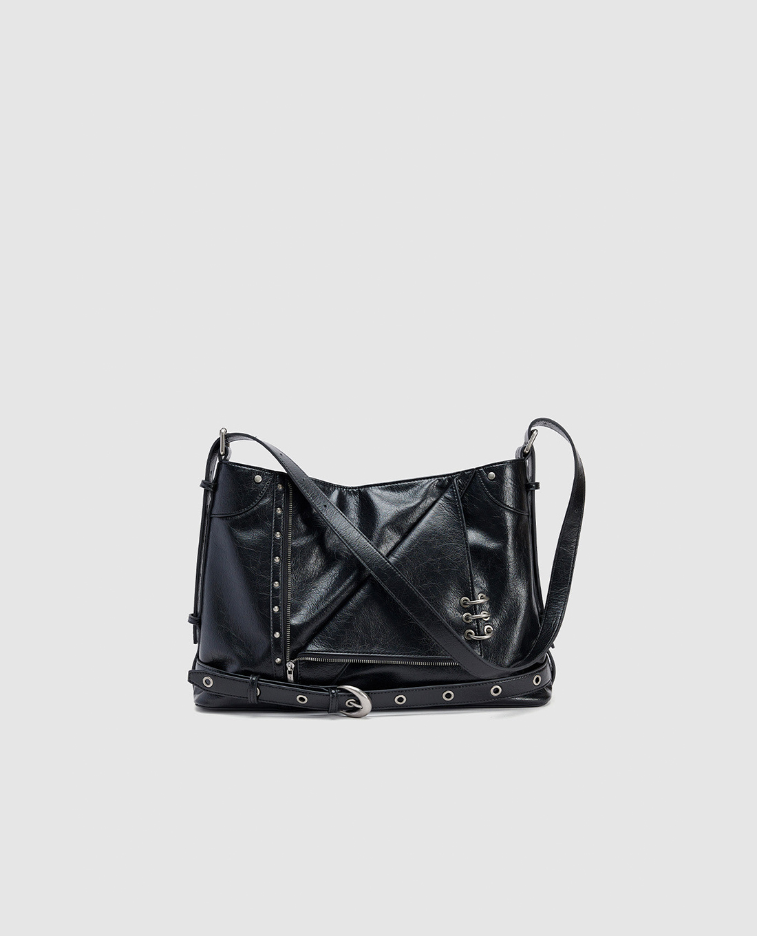 URBAN REVIVO - Túi đeo vai nữ phom vuông hiện đại