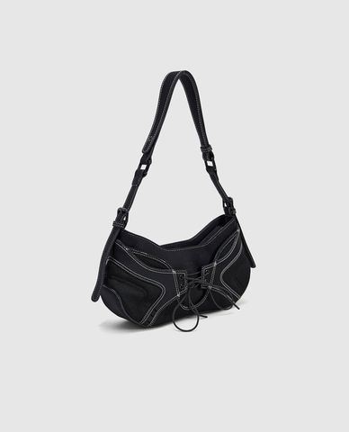  URBAN REVIVO - Túi đeo vai nữ phom chữ nhật 