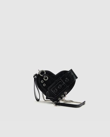  URBAN REVIVO - Túi đeo vai nữ hình trái tim thời trang 