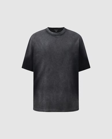  URBAN REVIVO - Áo thun nam cổ tròn tay ngắn 