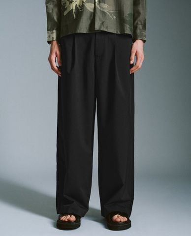  URBAN REVIVO - Quần nam ống rộng thanh lịch 