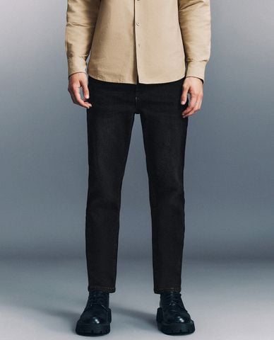  URBAN REVIVO - Quần jeans nam ống đứng hiện đại Regular 