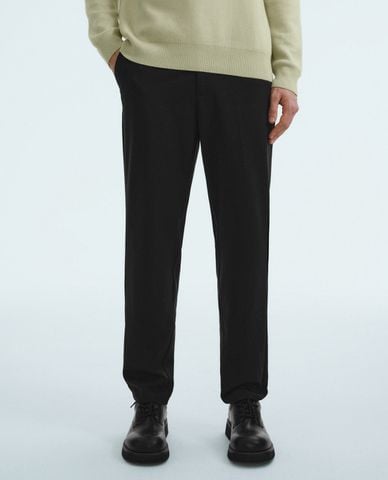  URBAN REVIVO - Quần nam ống đứng lưng cao thanh lịch Straight 