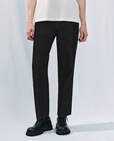  URBAN REVIVO - Quần jeans nam ống đứng Straight 