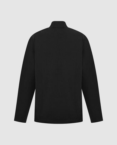  URBAN REVIVO - Áo khoác nam dệt kim cổ cao tay dài Zip Half 