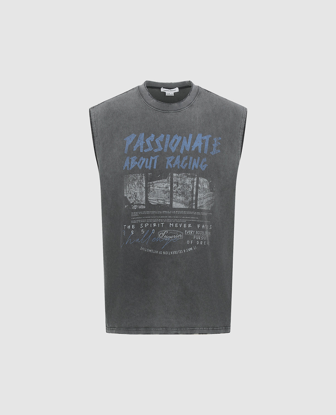 URBAN REVIVO - Áo sát nách nam cổ tròn Loose