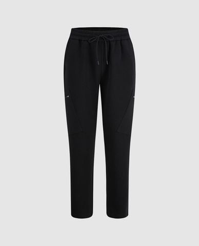  URBAN REVIVO - Quần nam ống đứng lưng thun hiện đại 