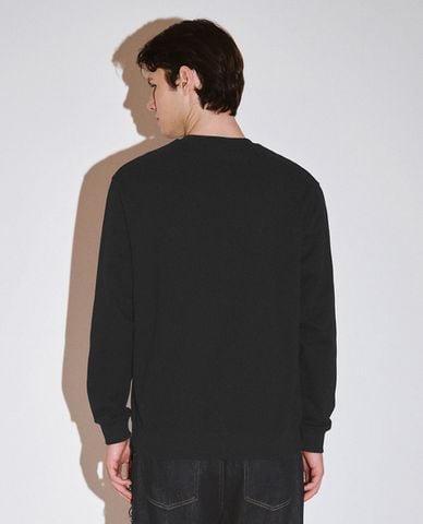  URBAN REVIVO - Áo sweatshirt nam cổ tròn tay dài trẻ trung 