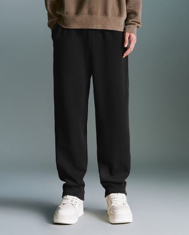  URBAN REVIVO - Quần nam ống rộng lưng thun thời thượng 