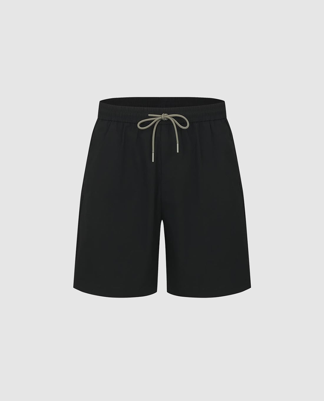 URBAN REVIVO - Quần short nam ngang gối lưng thun