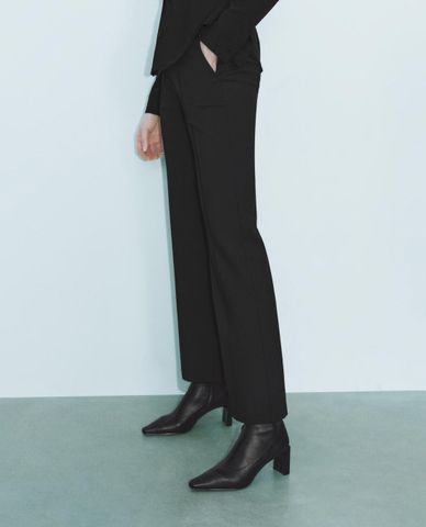  URBAN REVIVO - Quần nữ ống loe thanh lịch 