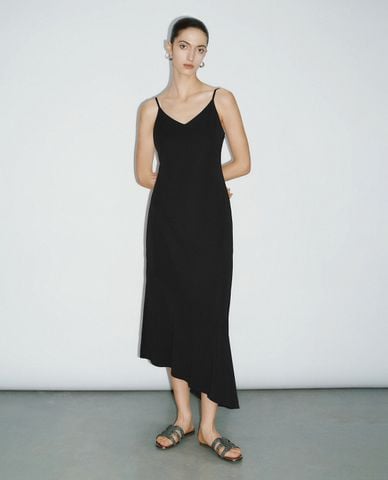  URBAN REVIVO - Đầm hai dây midi hở lưng nữ tính Cami 