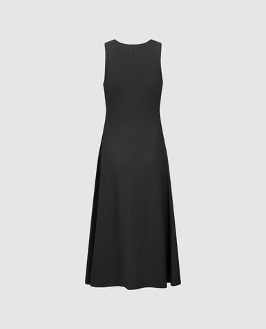  URBAN REVIVO - Đầm sát nách cổ tròn Aline 