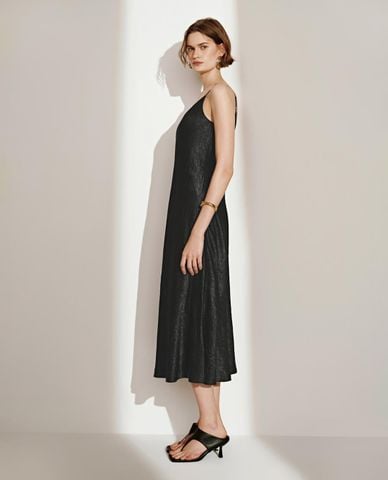  URBAN REVIVO - Đầm hai dây midi Cami A Line 