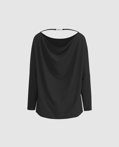  URBAN REVIVO - Áo thun nữ tay dài cá tính 