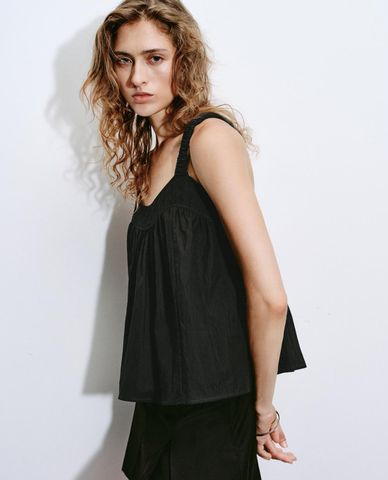  URBAN REVIVO - Áo hai dây nữ bản rộng nữ tính 