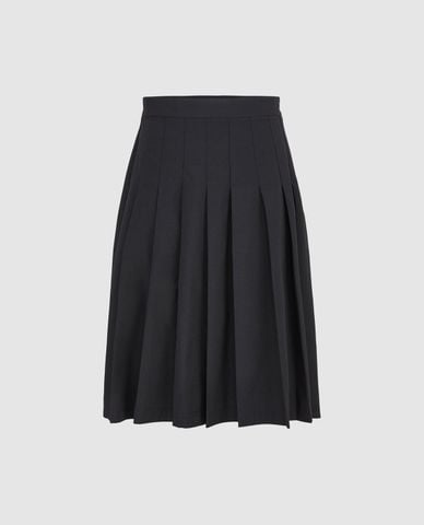  URBAN REVIVO - Chân váy xếp li midi A-Line 