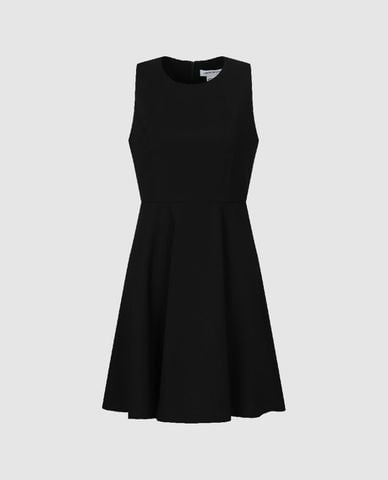  URBAN REVIVO - Đầm sát nách mini cổ tròn A-Line 