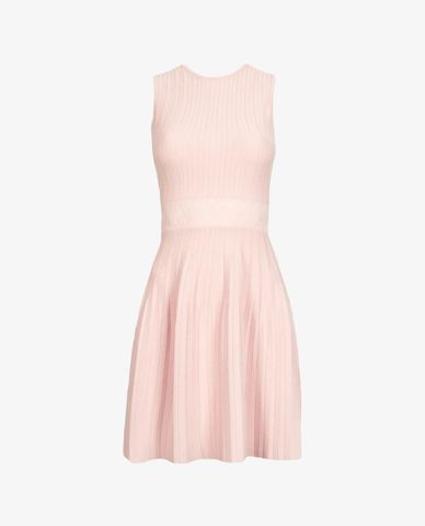  TED BAKER - Đầm mini cổ tròn sát nách Knitted Skater 